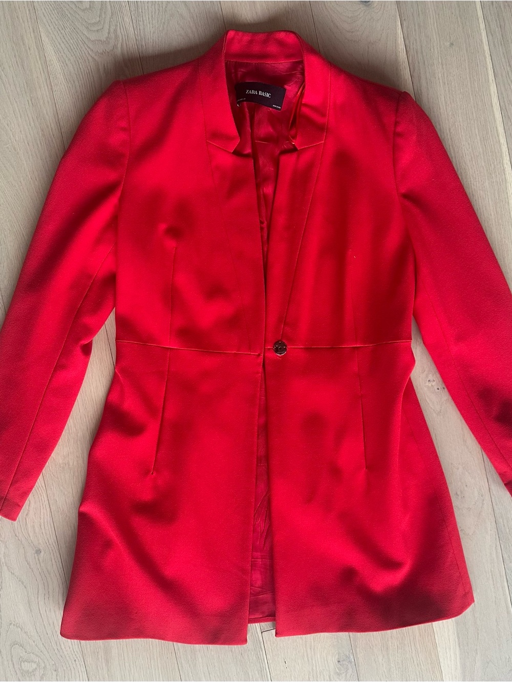 Zara Red Women's Blazer Jacket